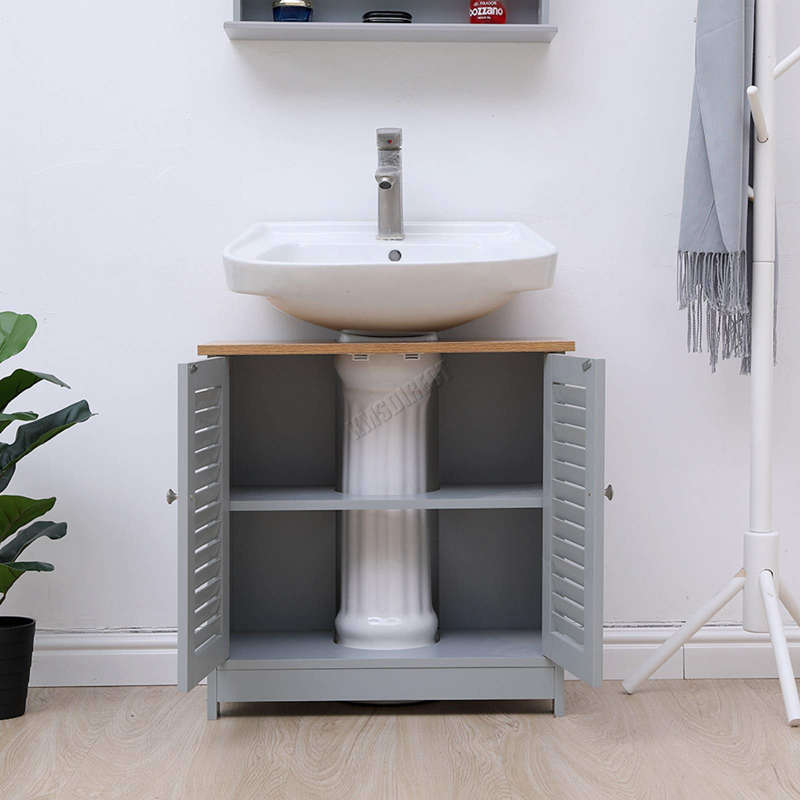 Buy WestWood Bathroom Vanity Unit Under Sink Wash Basin Storage
