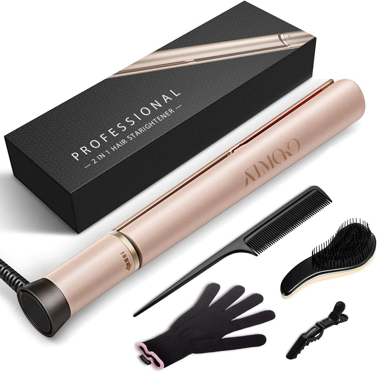 30 Pieces Hair Curlers Spiral Curls Styling Kit Wavy Styles