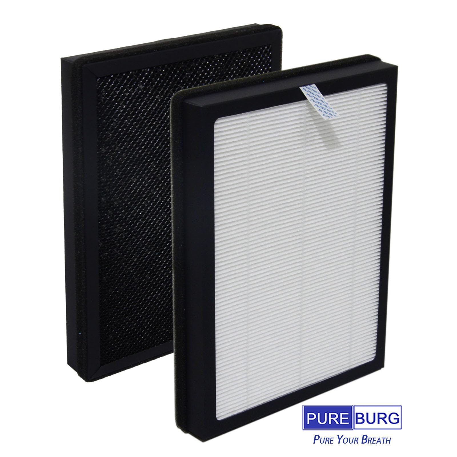 PUREBURG HEPA Ersatzfilter – 2er Pack Für Cuisinart CAP-500 Luftreiniger, H13, Mit Aktivkohle