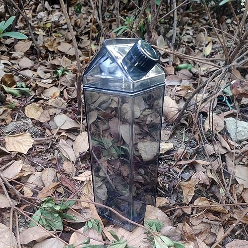 Miniatura 4 de Jinberry Botella de agua de cartón de leche a prueba de fugas linda de 16.9 fl oz17 Oz para escalada al aire libre Tour o camping