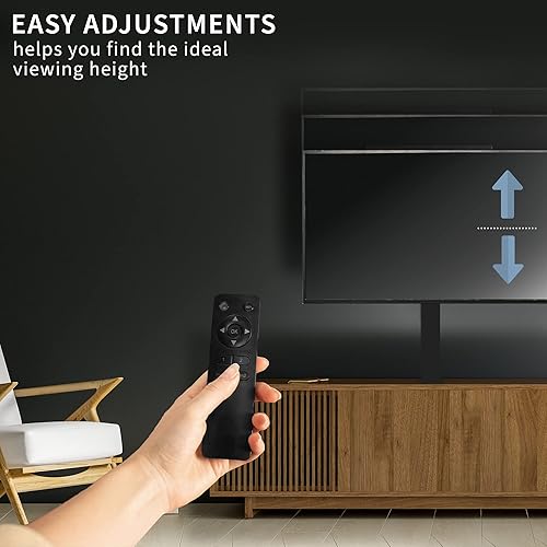 Miniatura 14 de VIVO Soporte de TV motorizado para pantallas de 32 a 65 pulgadas, soporte de elevación vertical con control remoto, soporte de montaje compacto