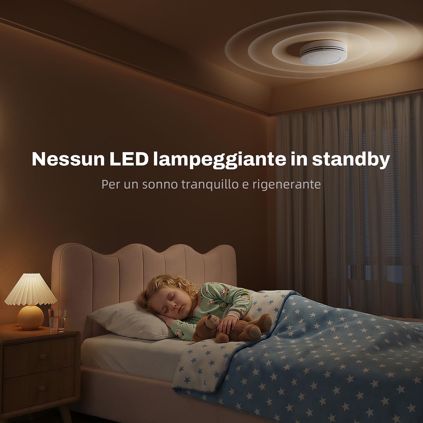 Safeliveo Rilevatore di Fumo, Allarme Fumo Set da 3 Pezzi, Batteria 10 Anni, Certificato EN 14604, Senza LED Lampeggiante,85 dB, Funzione Silenziosa, con cuscinetti adesivi