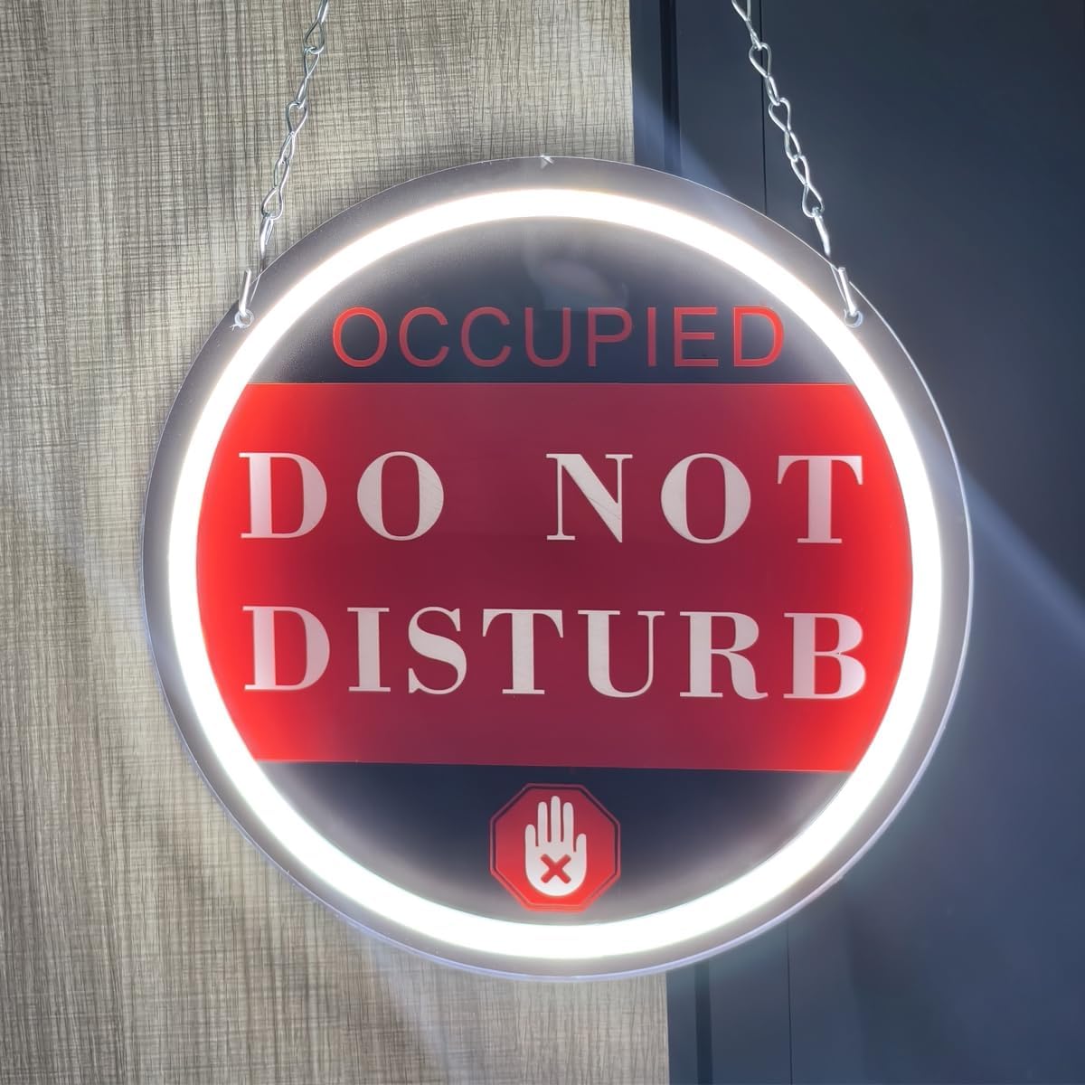 Occupied Neon Sign,Do Not Disturb Neon Light Sign for Bathroom Office Restroom Conference Hotel Decor