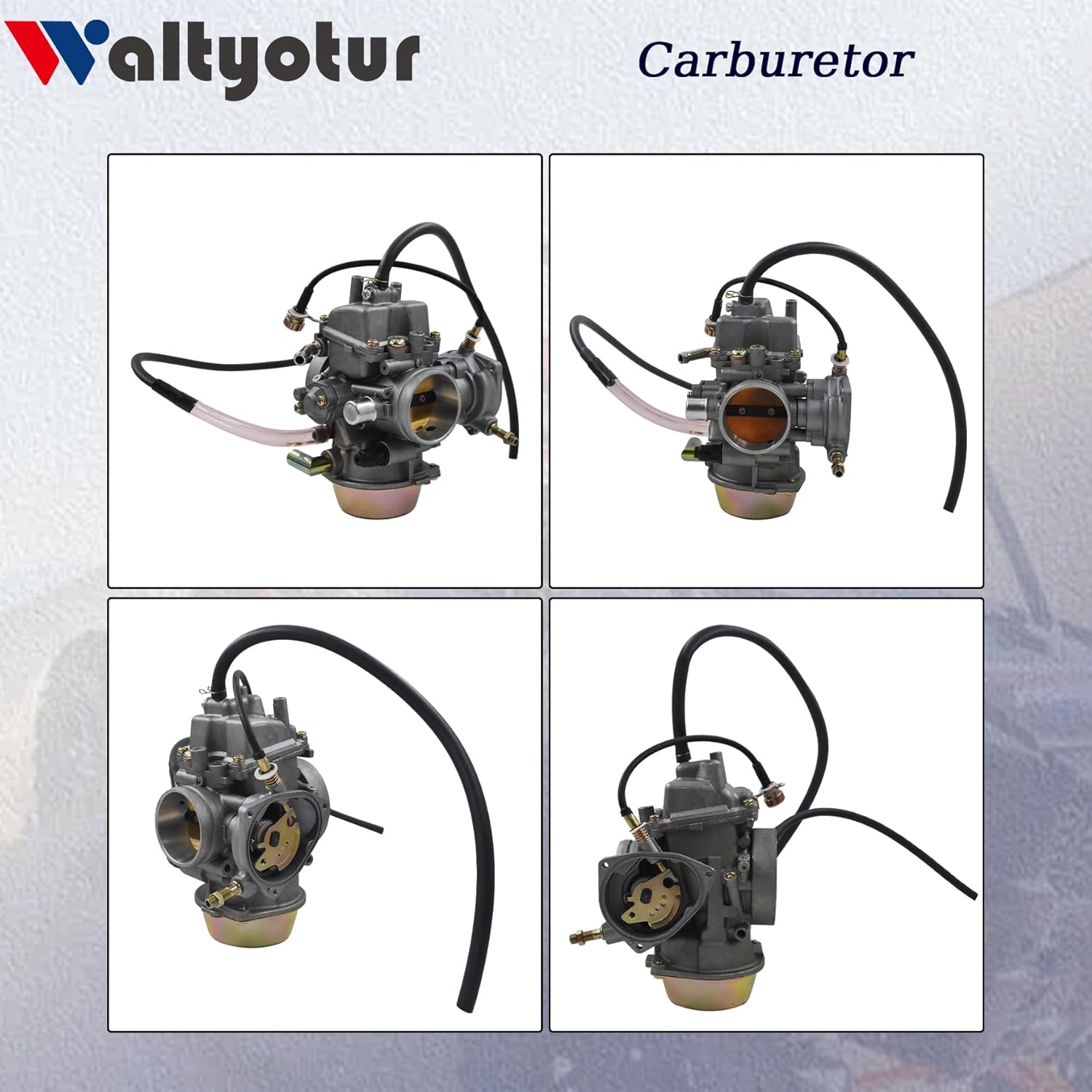 waltyotur Carburetor Carb Replacement for Yamaha ATV Grizzly 600 YFM600 1998-2001 660 YFM660 2002-2008