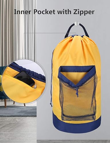 Miniatura 4 de Dalykate - Mochila para lavandería y ropa sucia con correas para el hombro