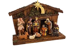 Kurt Adler 11-Piece Nativity Set - A Timeless Symbol of Faith and Family