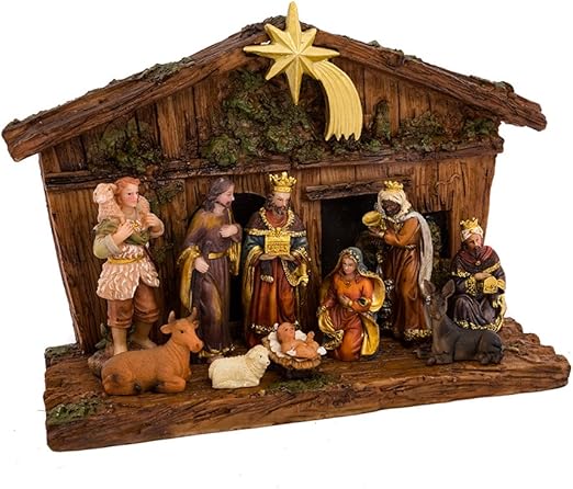 Kurt Adler 11-Piece Nativity Set