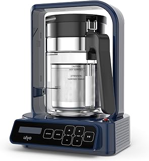 LĒVO C - Herbal Oil and Butter Infusion Machine for Large Batches - Botanical Decarboxylator & Oil Infuser Machine - Mess-Free & Easy to Use - Make Infused Gummies, Brownies, Cookies - Midnight Blue