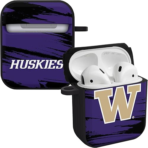 Miniatura 6 de AFFINITY BANDS Washington Huskies Camo HDX - Funda compatible con Apple AirPods Generación 3 Camo,Champion Series,Classic,Washington