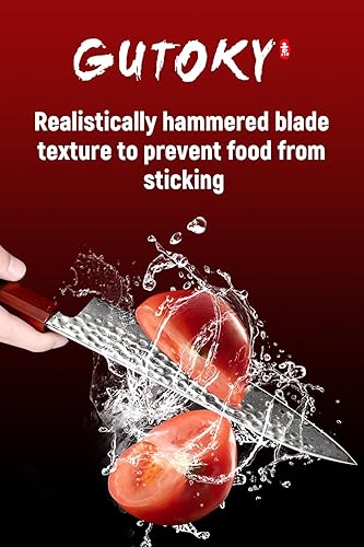 Miniatura 4 de Cuchillo japonés de Damasco de 8 pulgadas  VG-10 japonés VG-10 67 capas cuchillo de chef de Damasco  Cuchillo de cocina profesional de palisandro