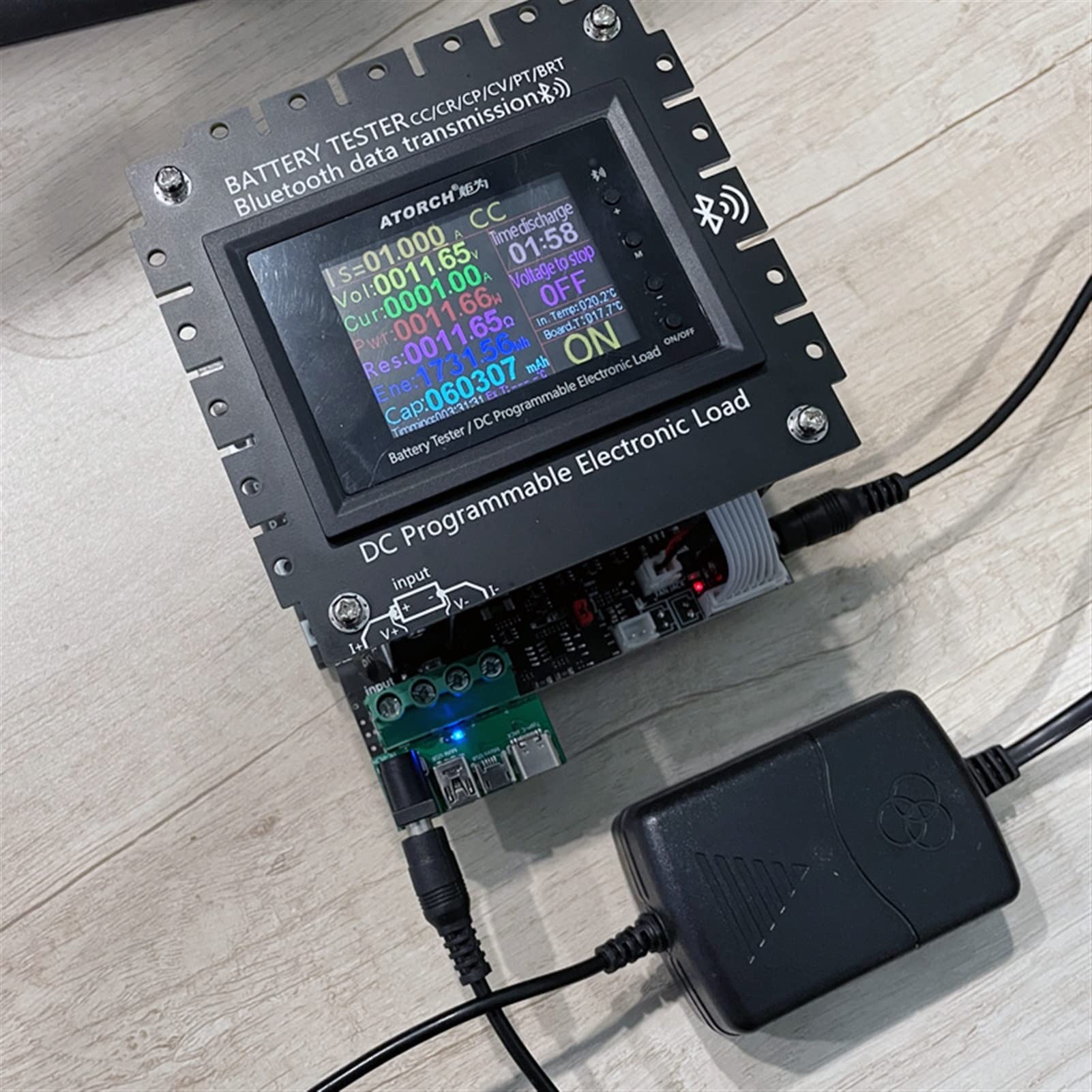 Comprobador de baterias de coche 150W all-in-uno 20a bluetooth corriente continua Energía USB Medidor de descarga de la capacidad de la batería de litio de la carga electrónica del probador(NEW 150W a