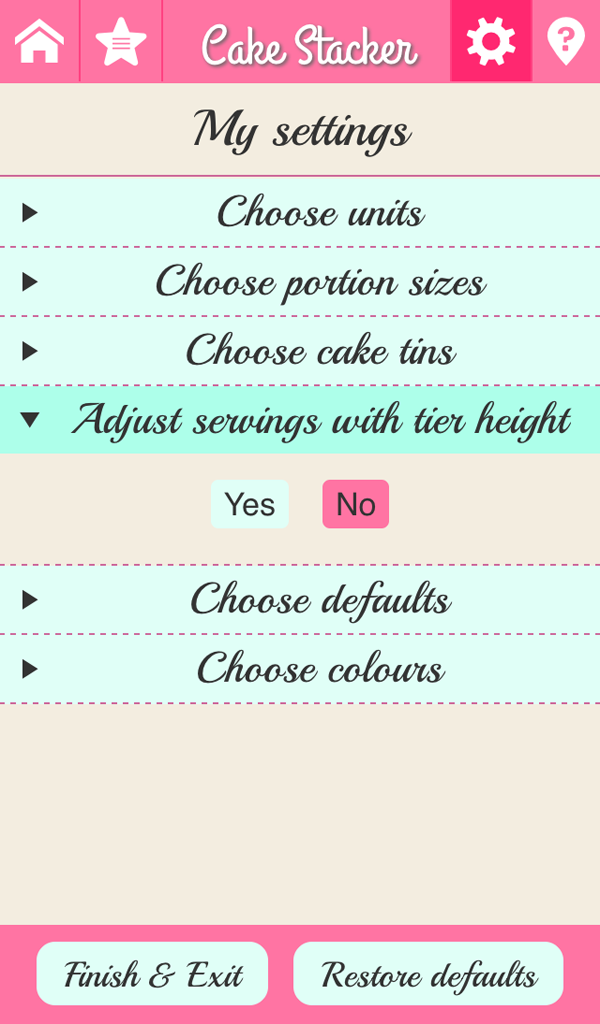 Cake Stacker App on Amazon Appstore