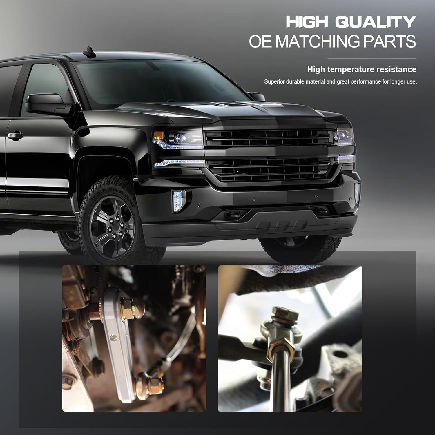 Adjustable Column Shift Linkage 26" Billet Aluminum, Compatible with TH350 TH400 700R4 200-4R Transmission, Universal Truck & Hot Rod Shifter Linkage Kit