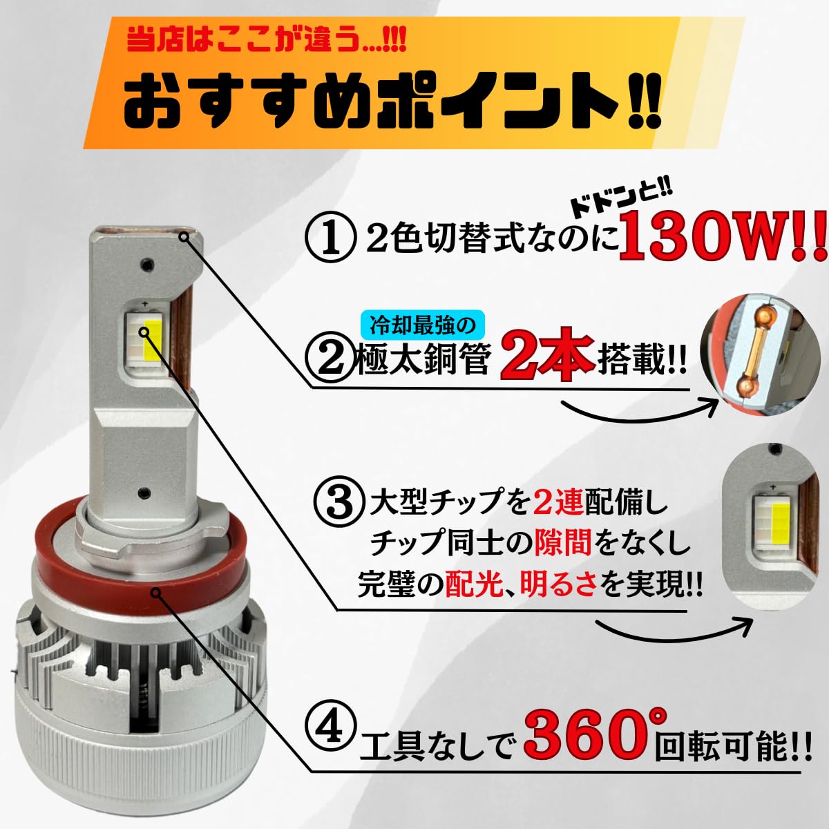 超爆光！HB4 ディープブルー×ホワイト 2色切替 フォグランプ！130W！ Amazon.co.jp: 超爆光 2色切替 ディープブルー×ホワイト メモリー機能