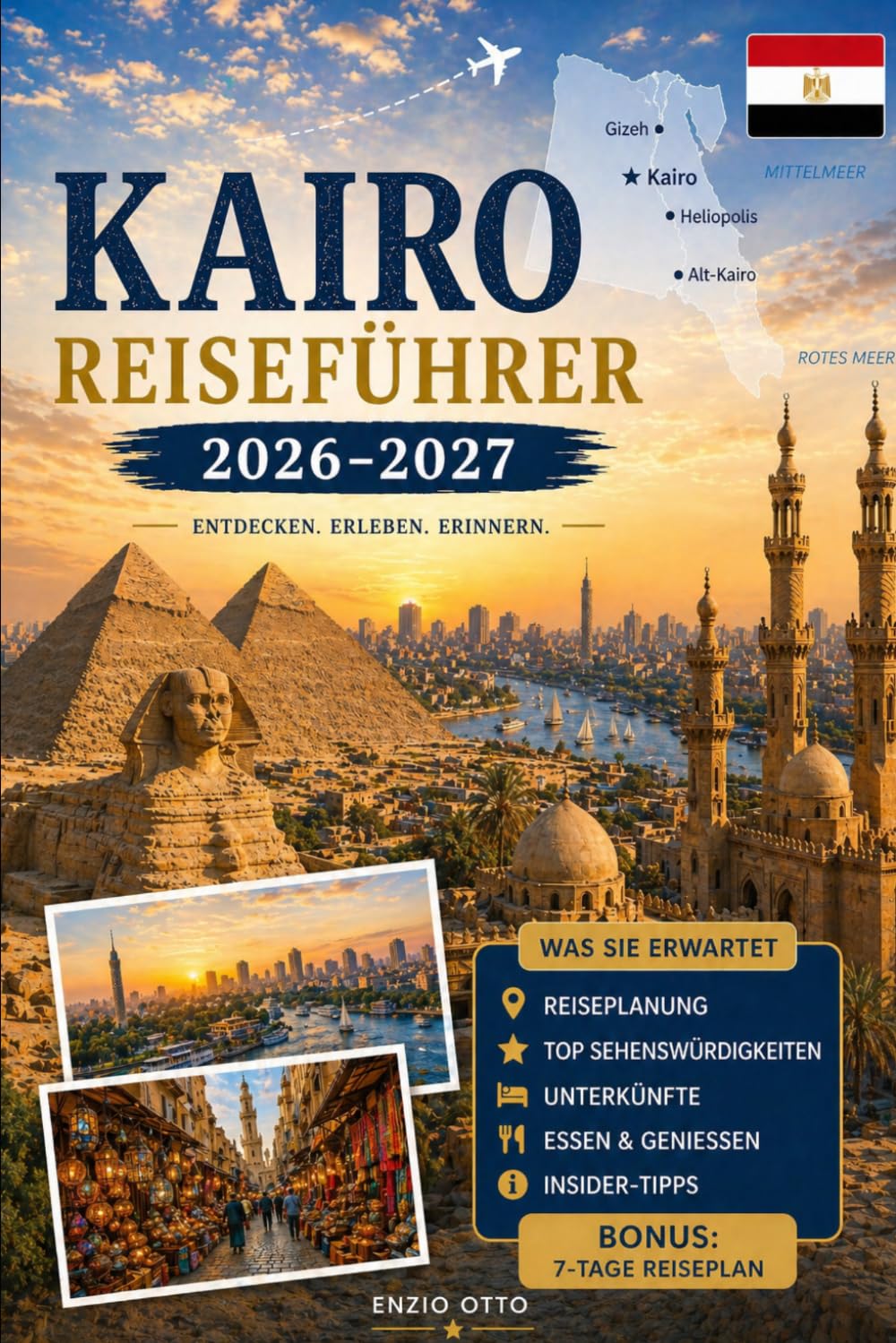 Kairo Reiseführer 2026-2027: Entdecken Sie die Pyramiden von Gizeh, die Große Sphinx, das Große Ägyptische Museum, Khan El Khalili, das islamische ... Tipps und Ratschlägen für Erstreisen