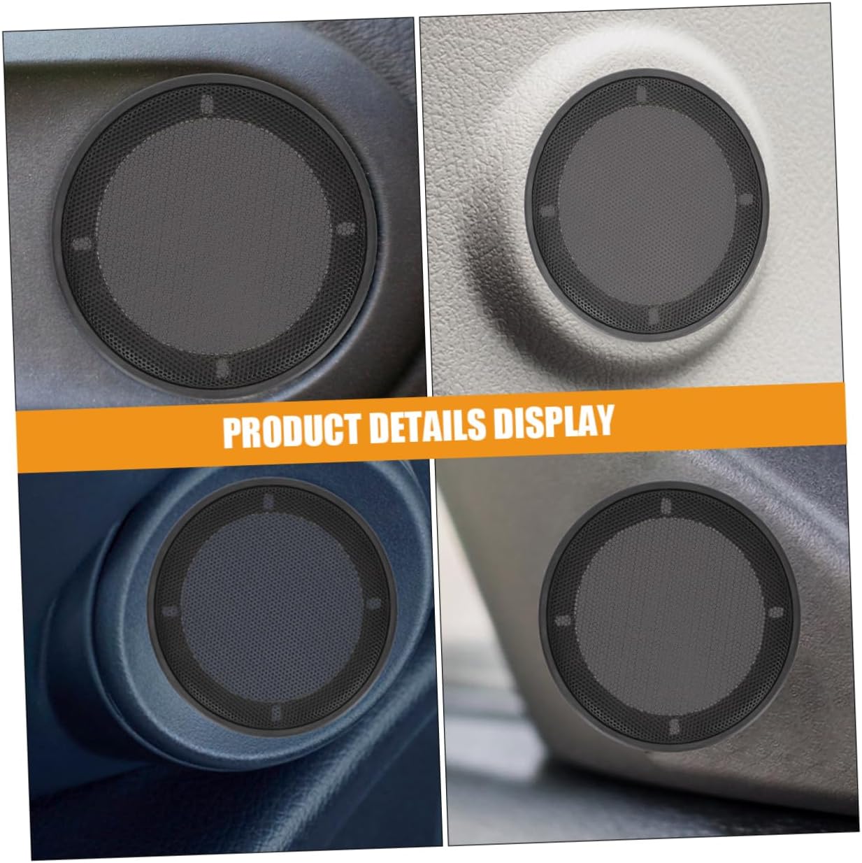 4pcs Speaker Guard Cover Car Horn Guard Grille Protector for Cars Subwoofer Grille