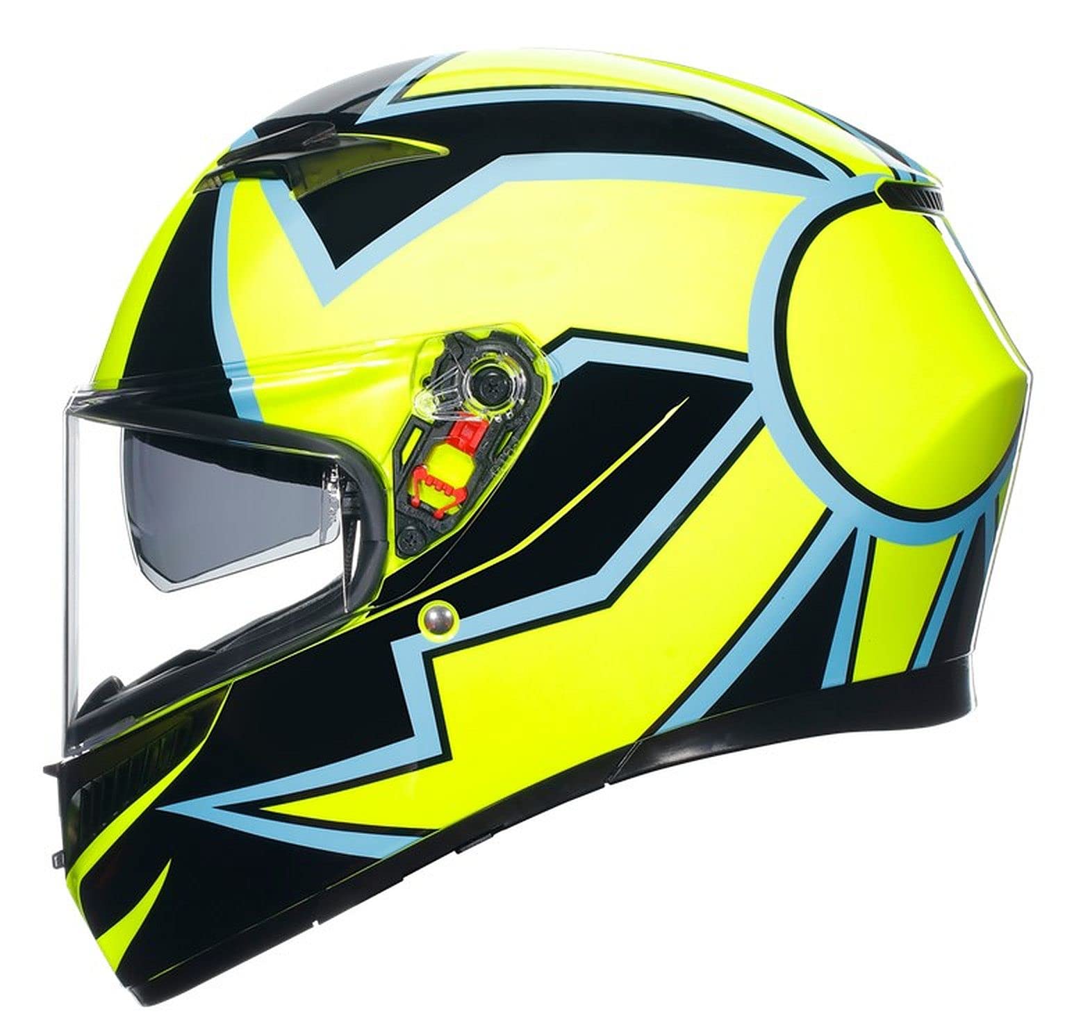 Full Face Helmet Motorcycle Agv K3 Sv Valentino Rossi Sun Moon 46 VR - View #2