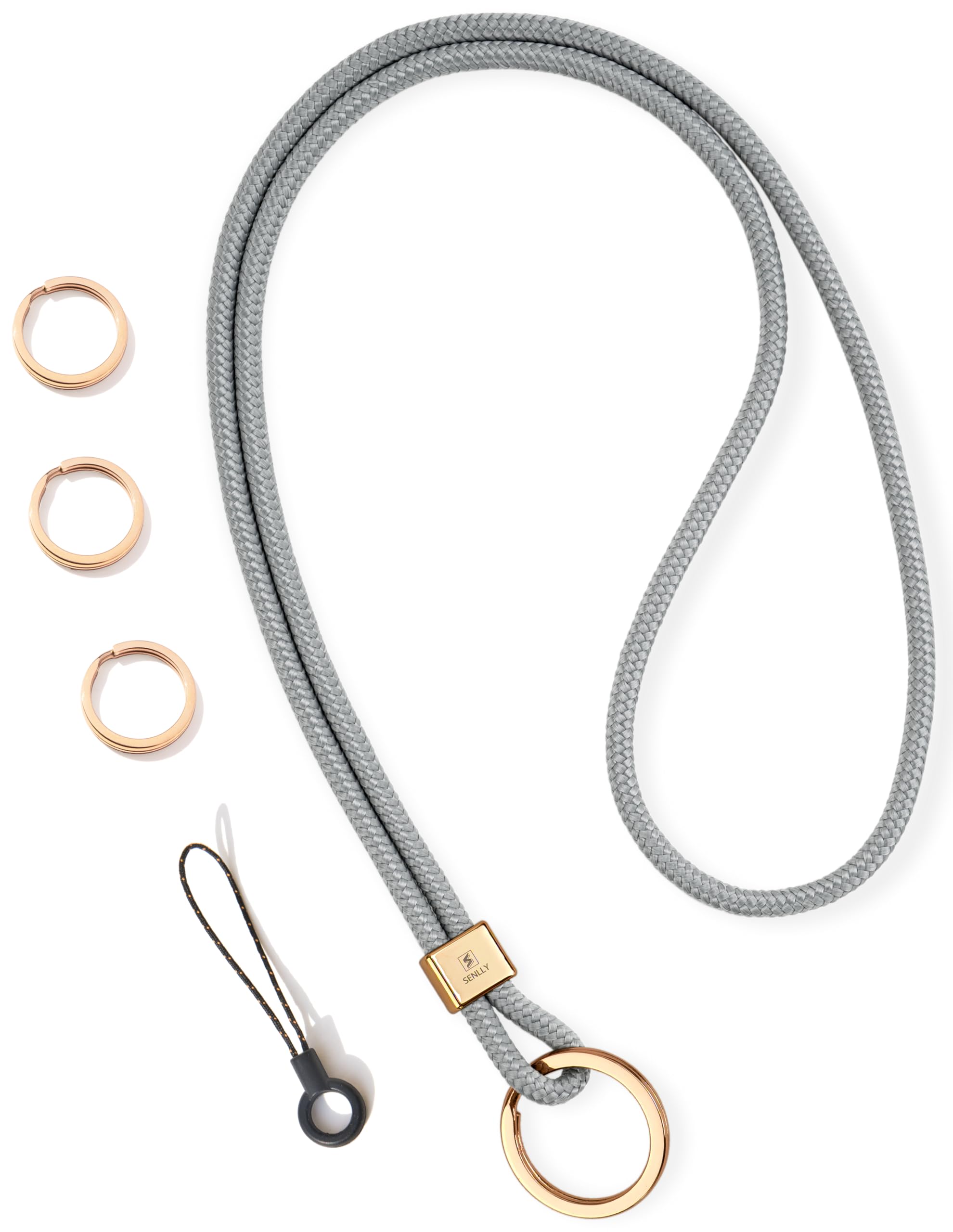 SENLLY Neck Lanyard Strap for Keys, Original Minimalist Design KeyChain Holder