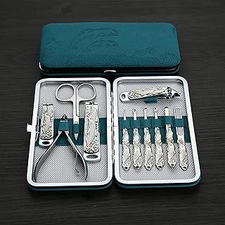 yaoyaoshop Sets y Kits para manicura y pedicura Manicure Pedicure Herramientas de Acero Inoxidable Azul Dolphin Nail Clippers Kit de Aseo Juego de Manicura (Color : C)