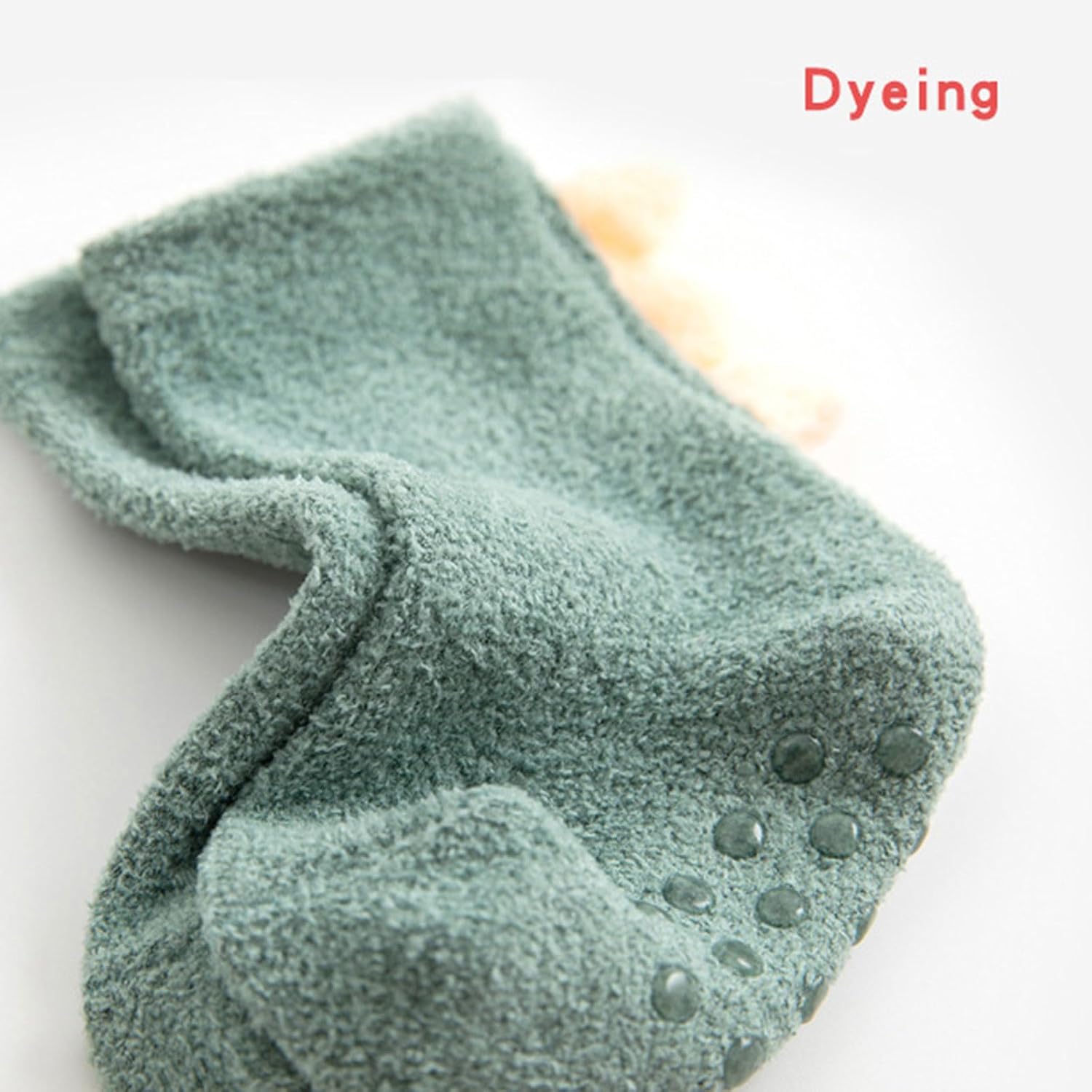 Baby Slip Grip Thick Socks with Skid Soles for Infants Kids Boys Girls Cartoon Dinosaur Designs