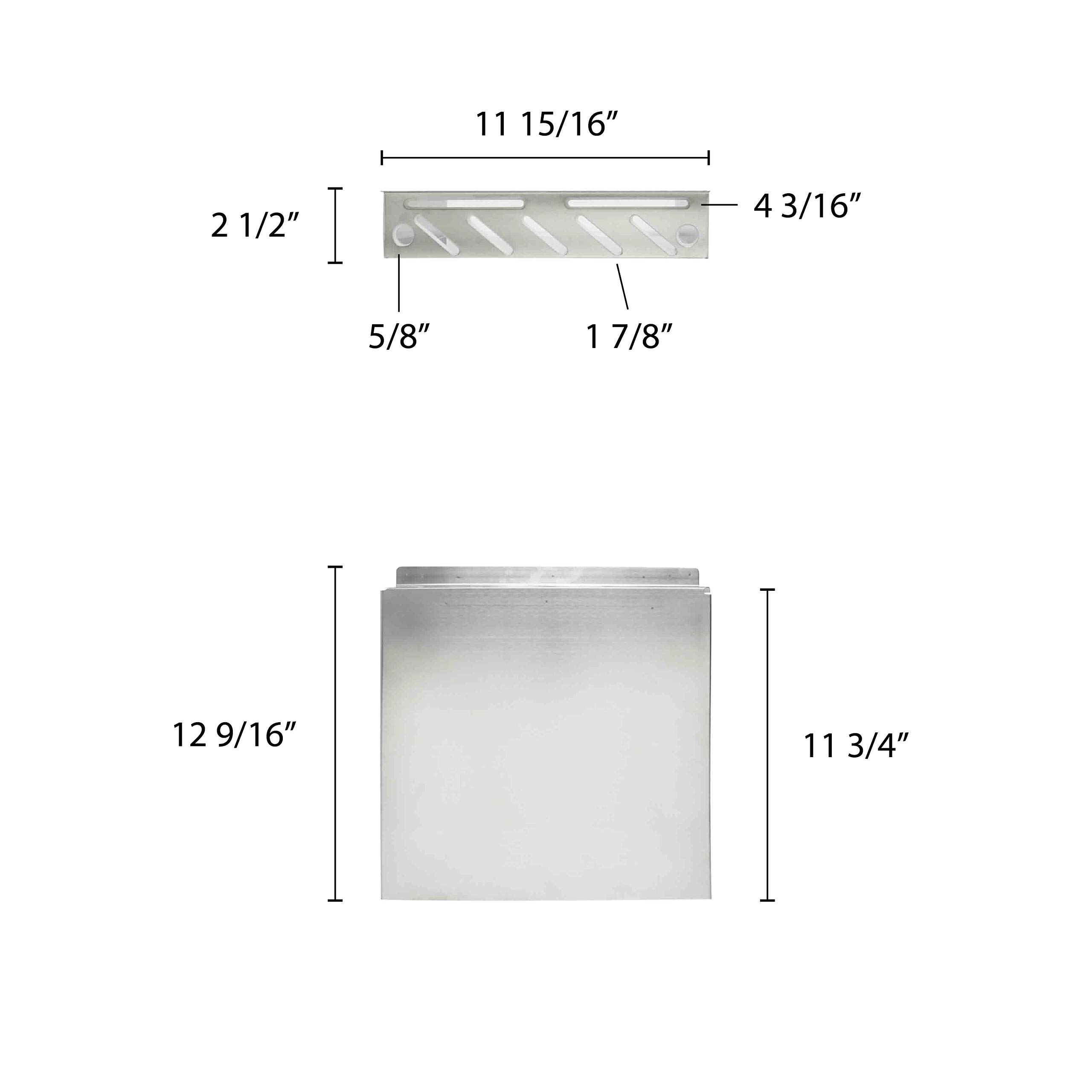 Thunder Group SLKR012 Knife Rack, 9 Slots (5 Knives, 2 Cleavers and 2 Butcher steels), Wall Mount or countertop, Stainless Steel