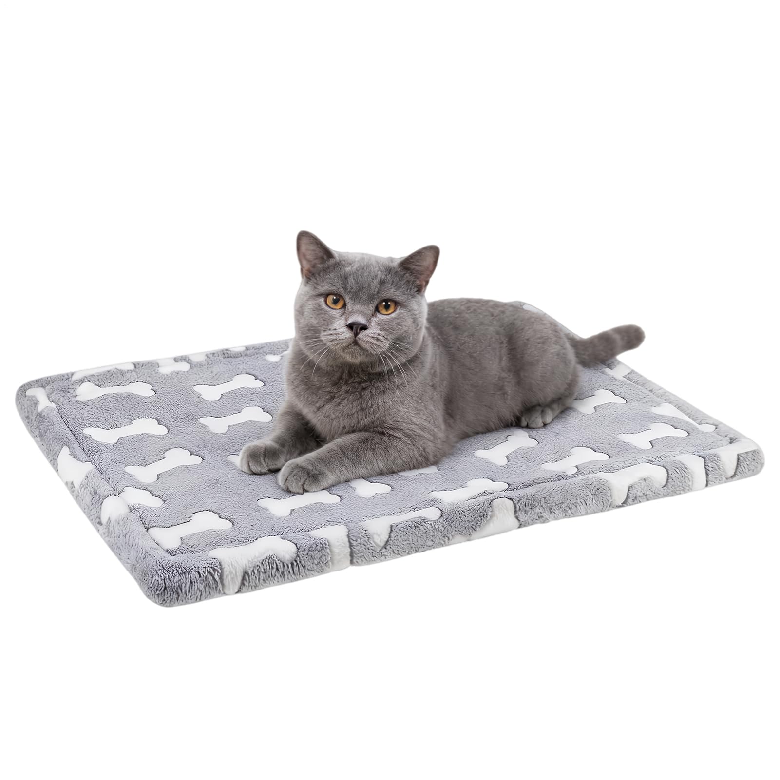 Alfombra de cama para perro con cojín duradero y base lavable