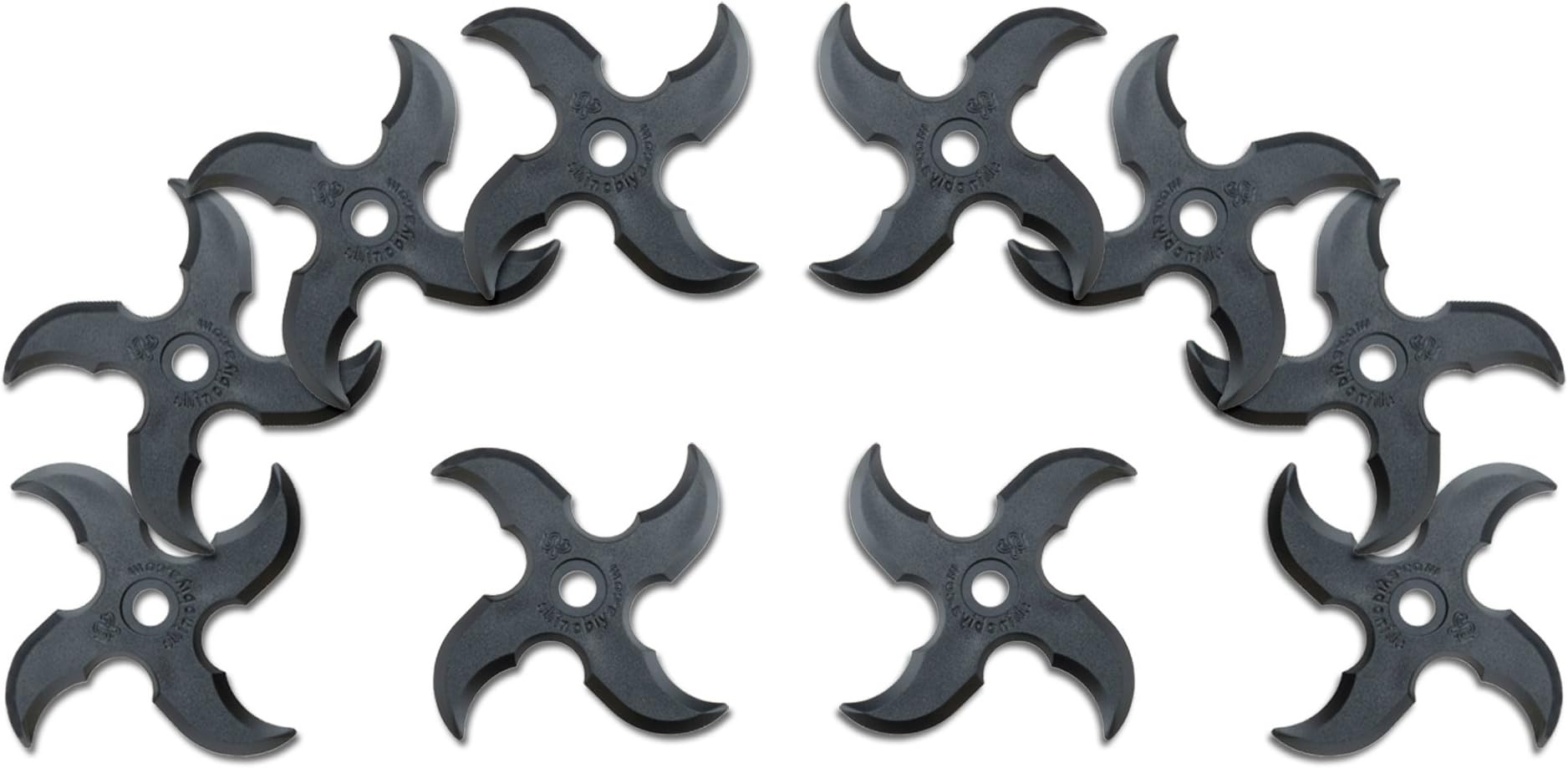 Rubber Toy Throwing Game MANJI 10 Star Set Ninja Costume Accessories