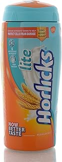 Horlicks Lite Jar - Regular Malt, 450G Jar, No Added Sugar