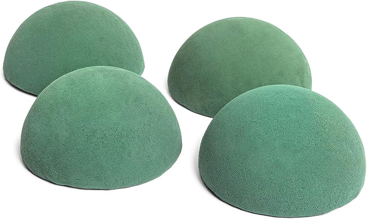 Floral Foam Half Balls for Flowers, DIY Crafts (4 x 2.1 in