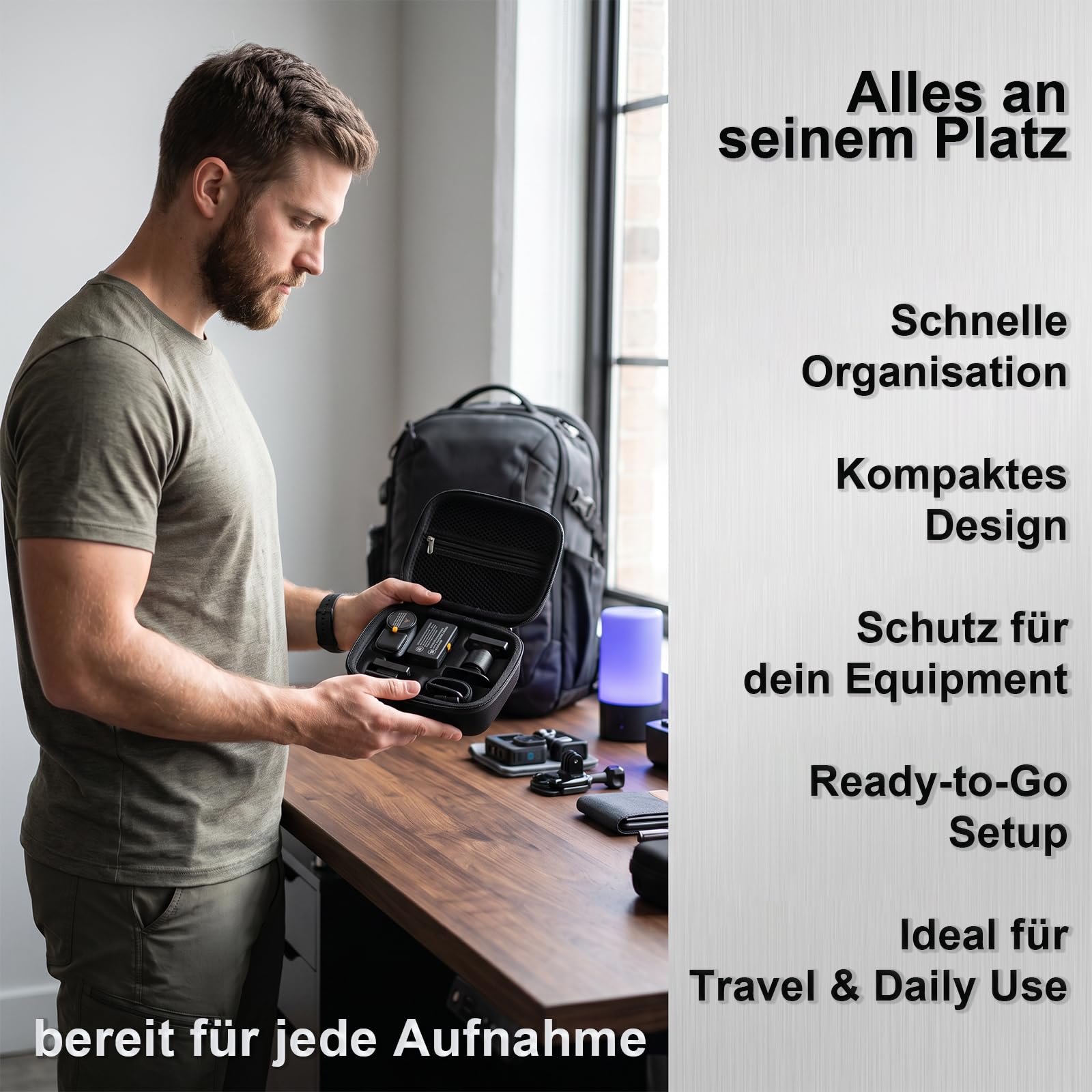 Przenośny futerał ochronny kompatybilny z DJI Osmo Nano, pyłoszczelny futerał kompatybilny z aparatem DJI osmo Nano, wszechstronna ochrona obiektywu, wytrzymała tuleja
