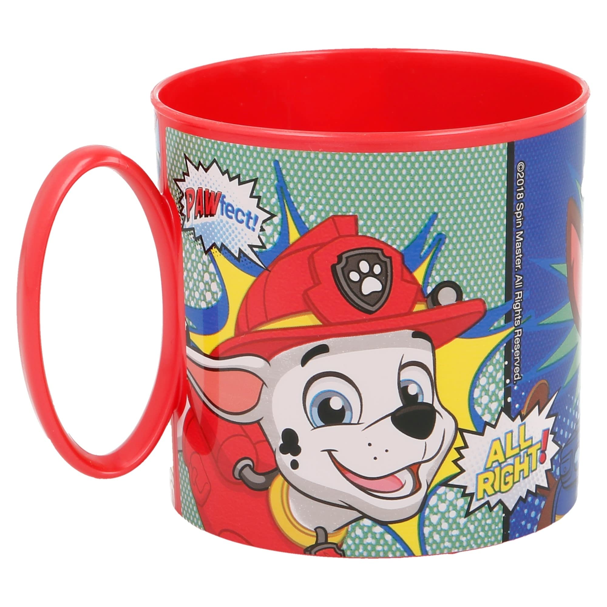 Stor Unisex Transparent/Green Easy Micro Mug Paw Patrol Comic Cup