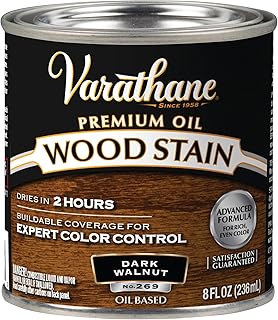 Varathane 1/2 pt Rust-Oleum 211807 Dark Walnut Varathane Oil-Based Interior Wood Stain