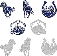 Vista 11 de BENECREAT 2 estilos de silueta de elefante patrón de corte de acero al carbono, marco de amistad, plantilla de estampado de fondo para hacer fotos