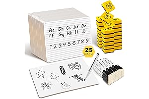 Double Sided Dry Erase Boards - Lined/Plain White Boards