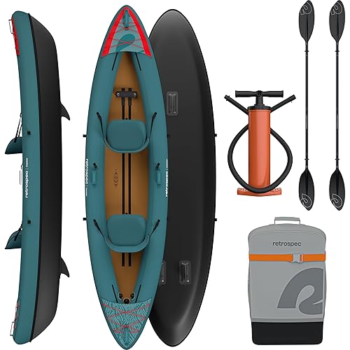 Retrospec Coaster Single & Tandem Inflatable Kayak - 1 &