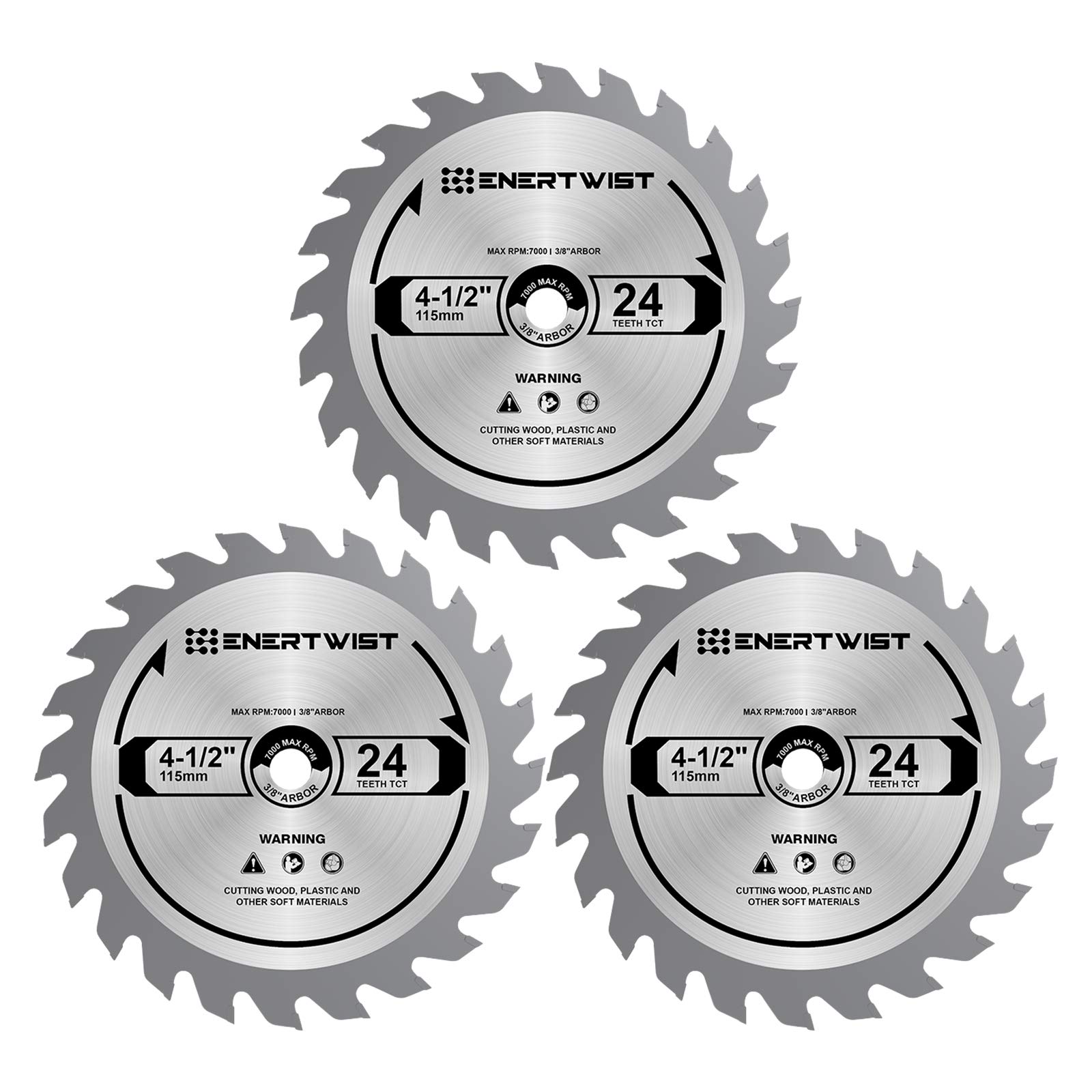 Enertwist Circular Saw Blades - 3 Pack -1