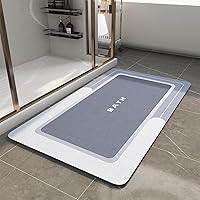 Vista 45 de MontVoo - Tapete de baño antideslizante, súper absorbente, resistente a las manchas, de secado rápido, delgado, para baño, suelo, bañera, tocador