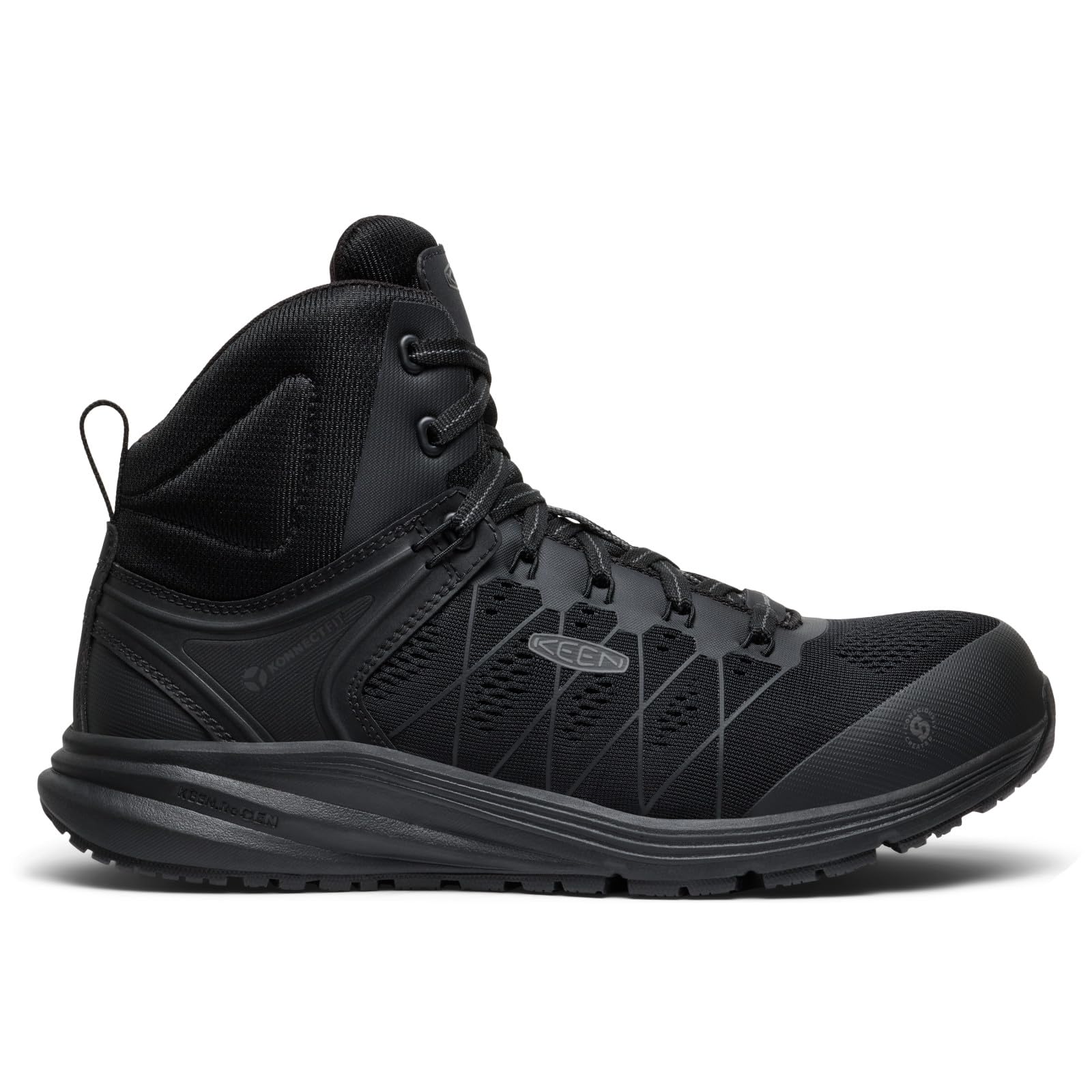 KEEN Utility Vista Energy Versatread - Tenis de trabajo antideslizantes de altura media para hombre