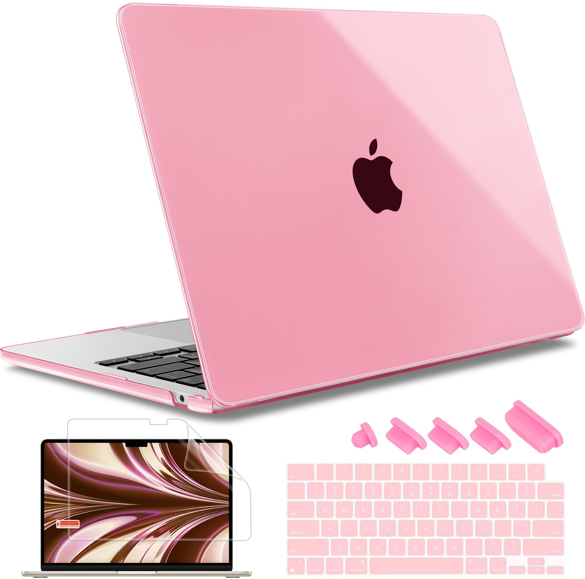 May Chen for M4 MacBook Air 13.6 inch Case 2025 2024 2023 2022 Release A3240 M3 A3113 M2 A2681, Plastic Hard Shell Case for MacBook Air 13.6" with