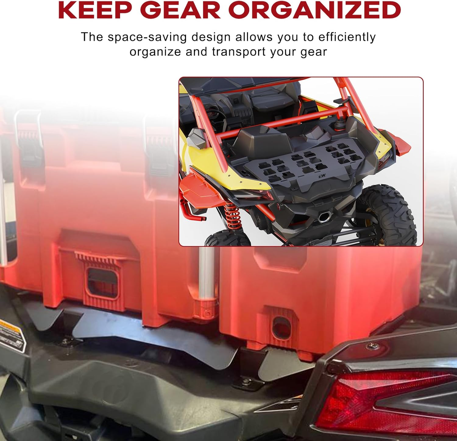 ELITEWILL Packout Mount Compatible with Milwaukee Fit for Can-Am Maverick X3 2017-2023