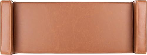 Miniatura 5 de Safavieh Home Henri Mid-Century Banco de lino beige claro de 25 pulgadas