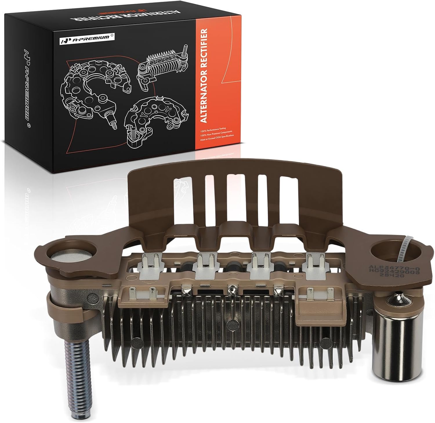 A-Premium Alternator Rectifier Compatible with Nissan Quest 1996-1998 & Mitsubishi Galant 1994-1995, Diamante 1997-1999, Montero 1994-2000, Montero Sport 1997 & Mazda 929 1992-1995 & Mercury Villager