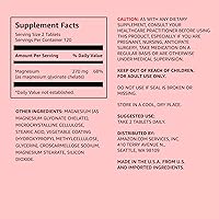 Vista 2 de Yaxa Elements - Glicinato de magnesio quelado, 270 mg por porción (2 tabletas), vegano, 240 tabletas (el empaque puede variar)