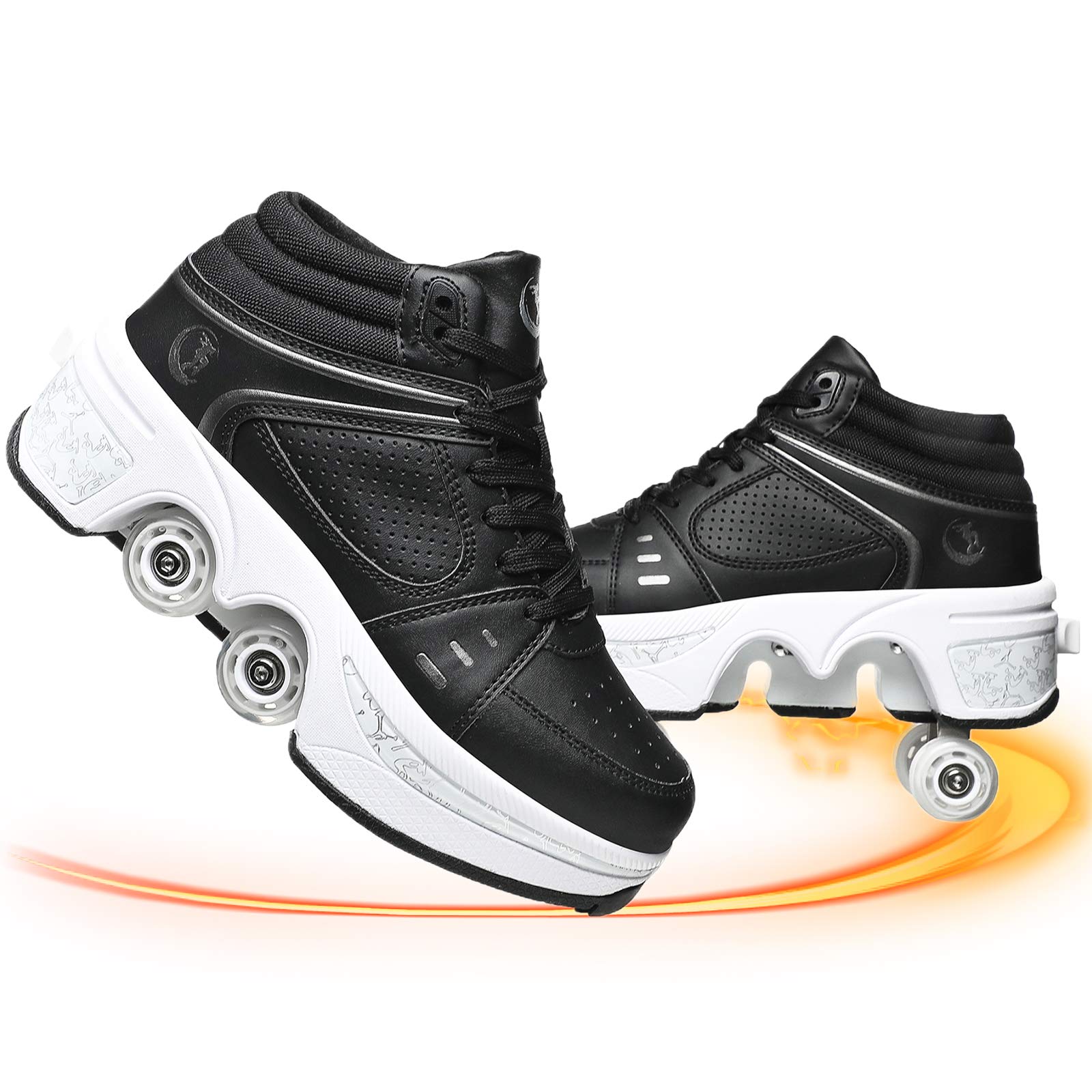 Amazon | 4つのホイールシューズを備えたローラースケート男の子用の2