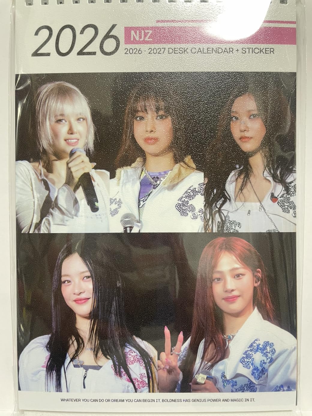 Amazon.co.jp: NJZ ハニ グッズ 2026年-2027年 2年分 卓上カレンダー