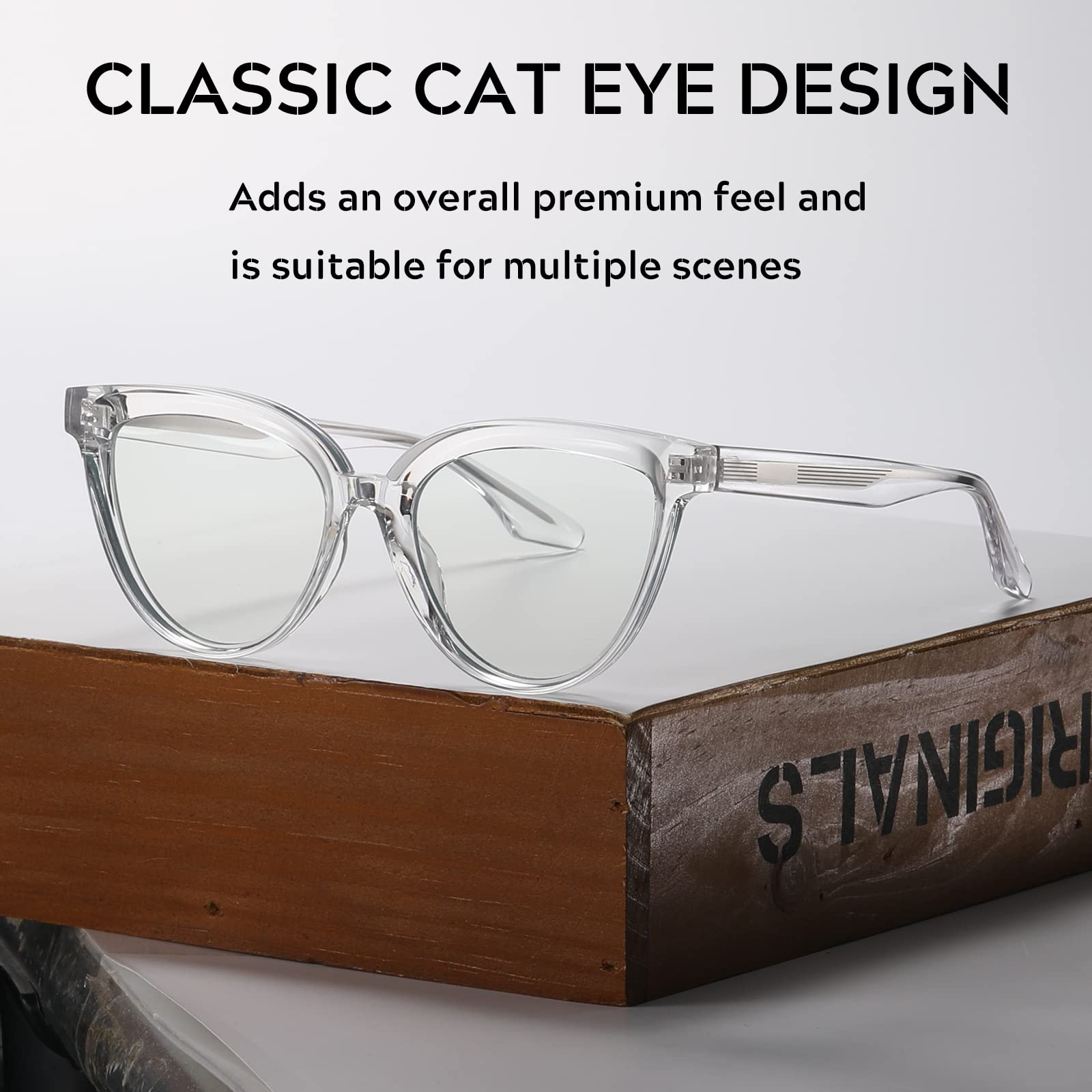 Dollger Retro Blue Light Blocking Glasses for Men Women TR90 Clear Lens Lightweight Computer Glasses Reading Glasses - Image 4