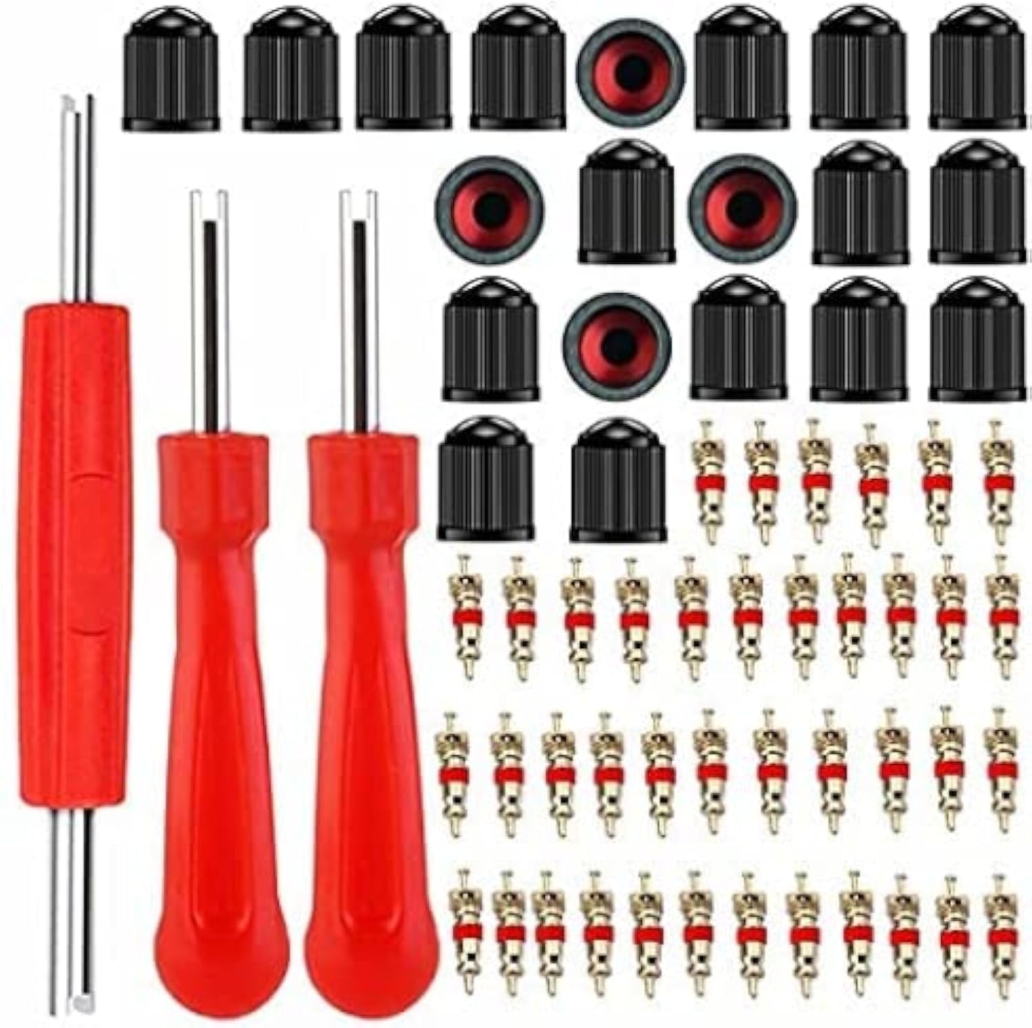 Valve Cores Dual Single Head Valve Core Remover Tire Repair Tool (PACKAGE 5)