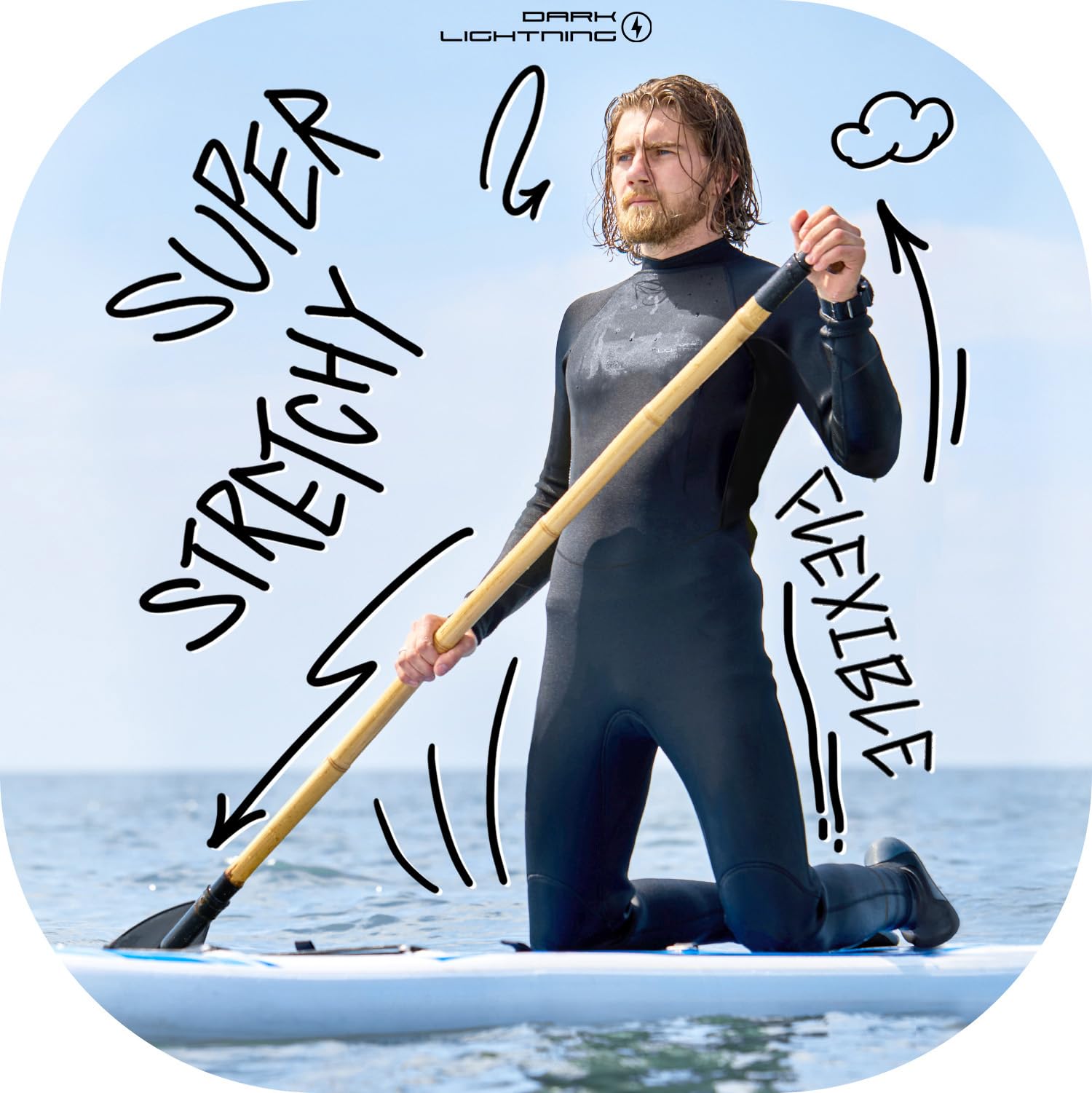 dark lightning Muta per bambini, costume da bagno termico in neoprene, da 2 mm, per ragazzi e ragazze, per immersioni subacquee, completo e costume da bagno shorty
