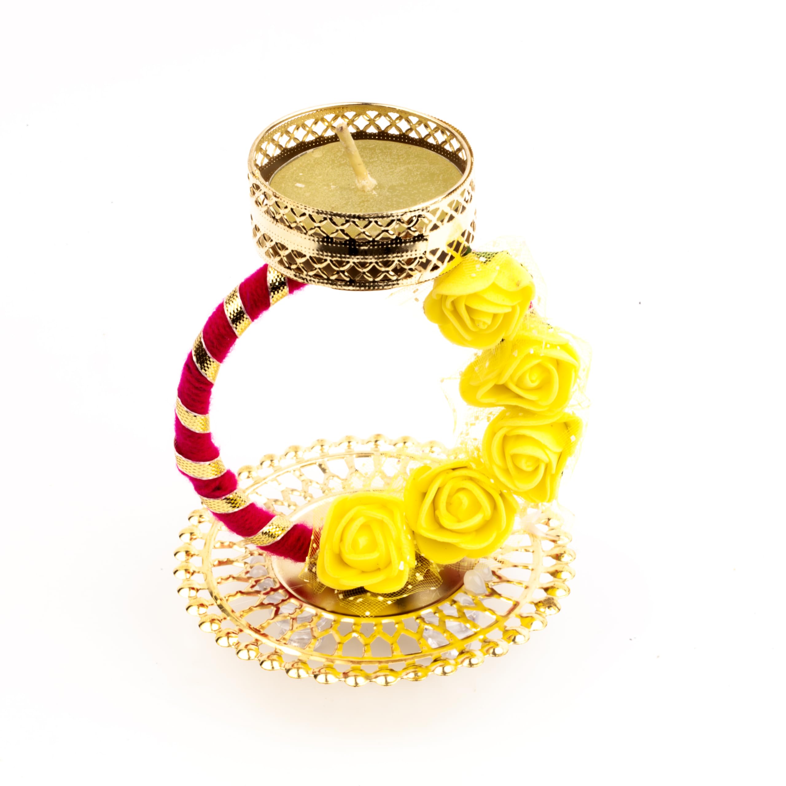 Handicraft Storeroom Decorative Diya with Tealight Holder for Comming All Festive Seasons.