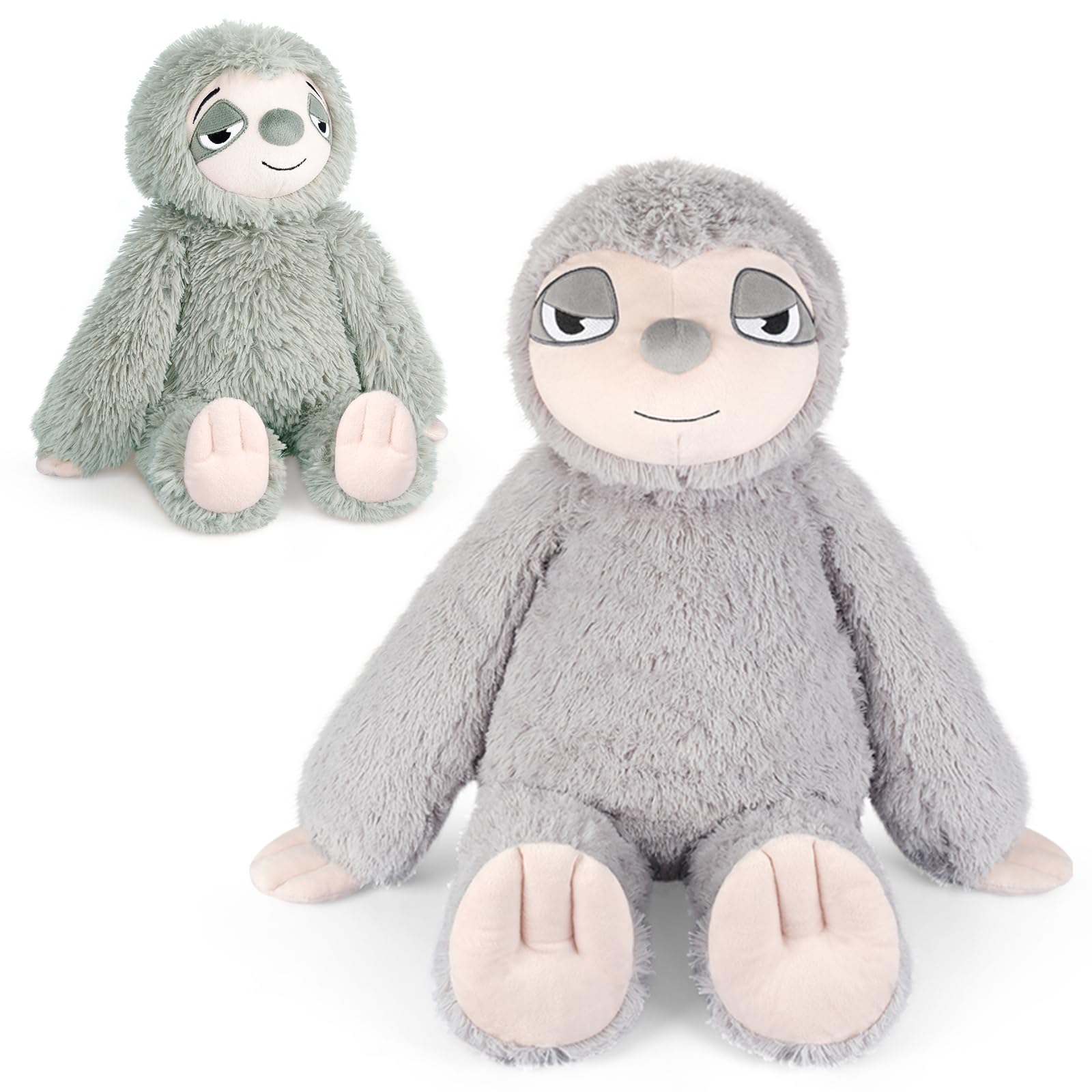 Heatable Coolable Sloth Stuffed Animals Cute Microwavable Heating Pad Plushies for Soothing Relaxation Sloths Plush Toys Stuffed Sloth